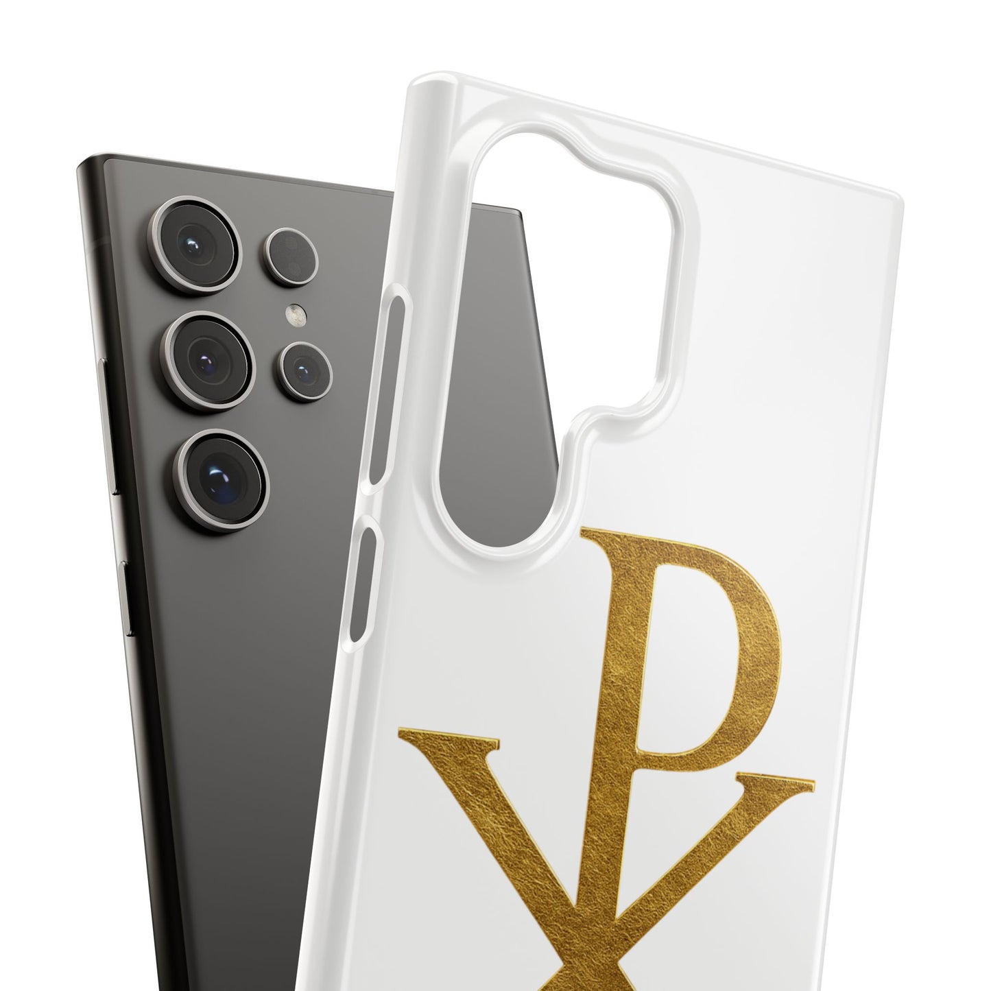 White Chi Rho Snap Case for Samsung – Guiding Light