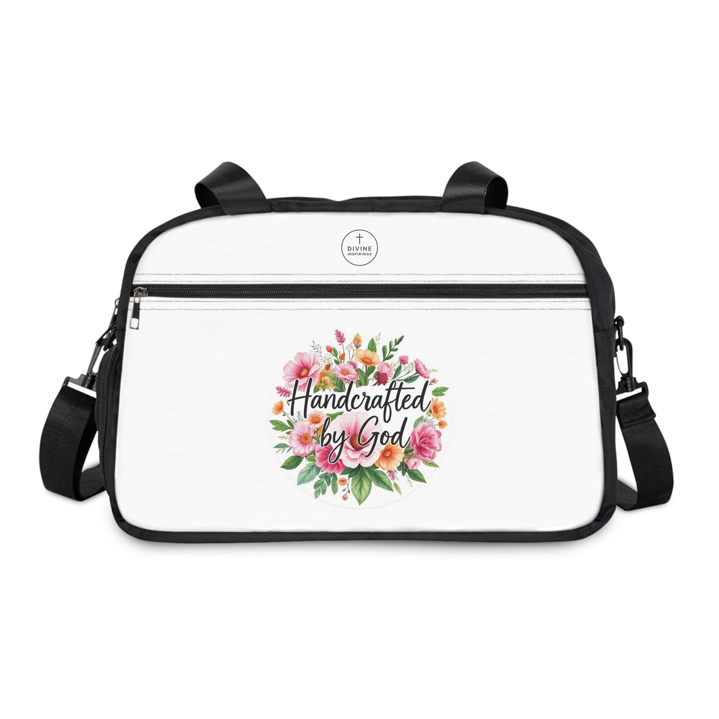 Handcrafted by God Fitness Bag – Faithfully Made