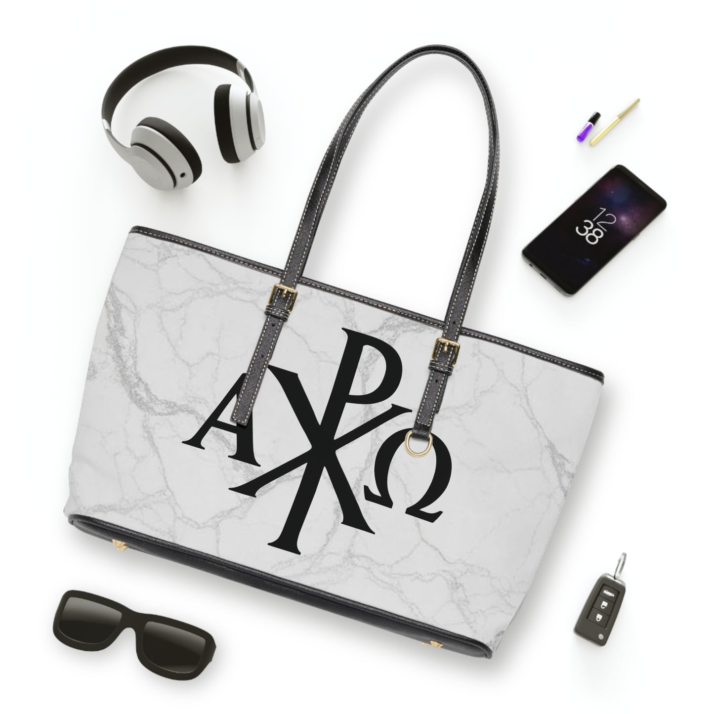 Eternal Grace PU Leather Shoulder Bag