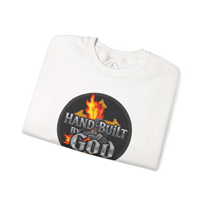 Hand Built by God - Men's Christian Sweatshirt