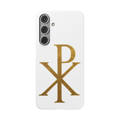 White Chi Rho Snap Case for Samsung – Guiding Light