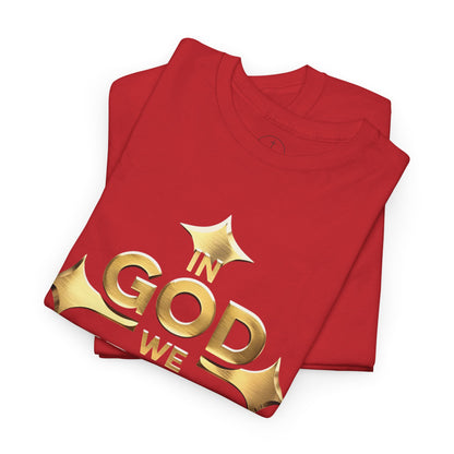 In God We Trust (Gold)- Men's Christian T-Shirt