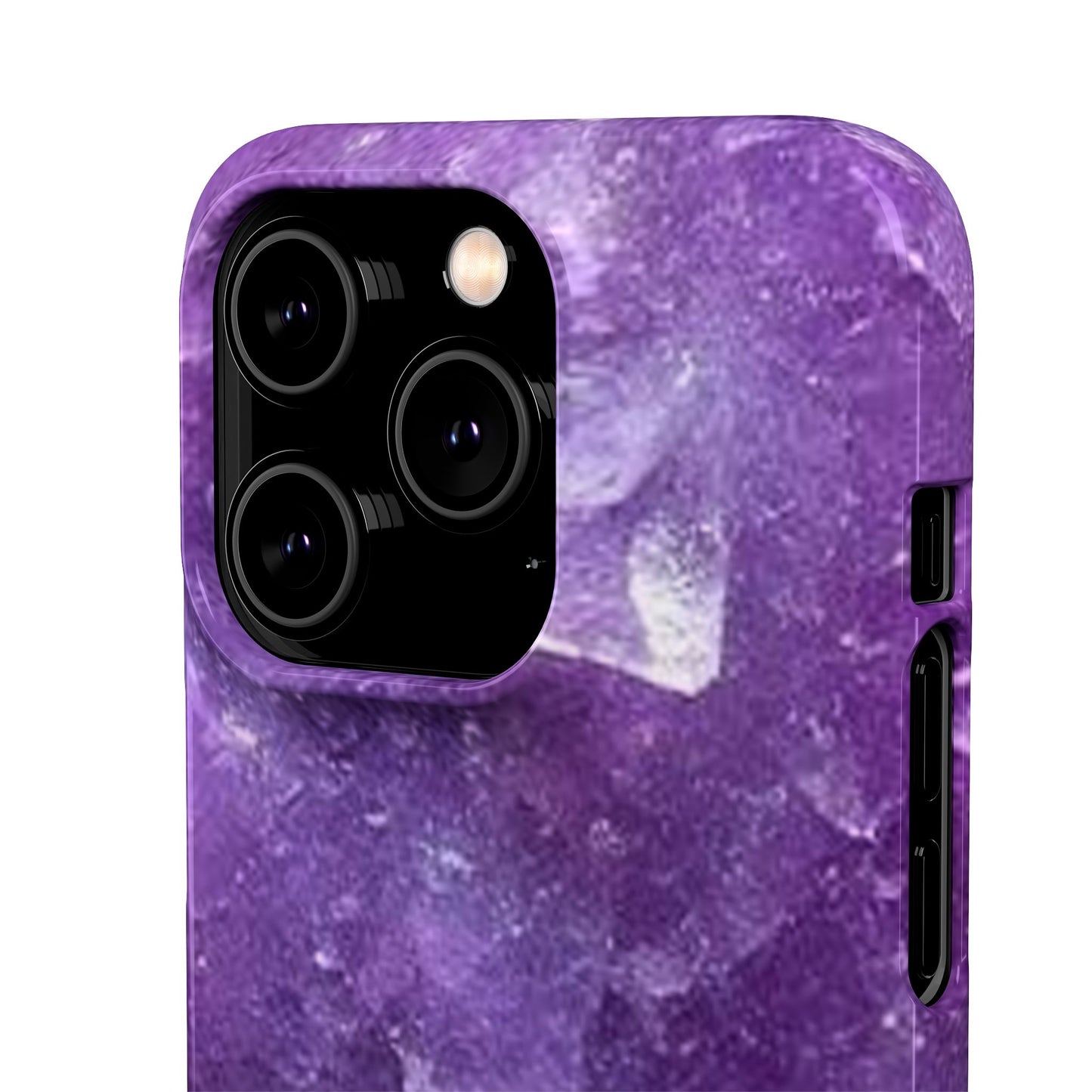 Amethyst Crystal Finish iPhone Snap Case