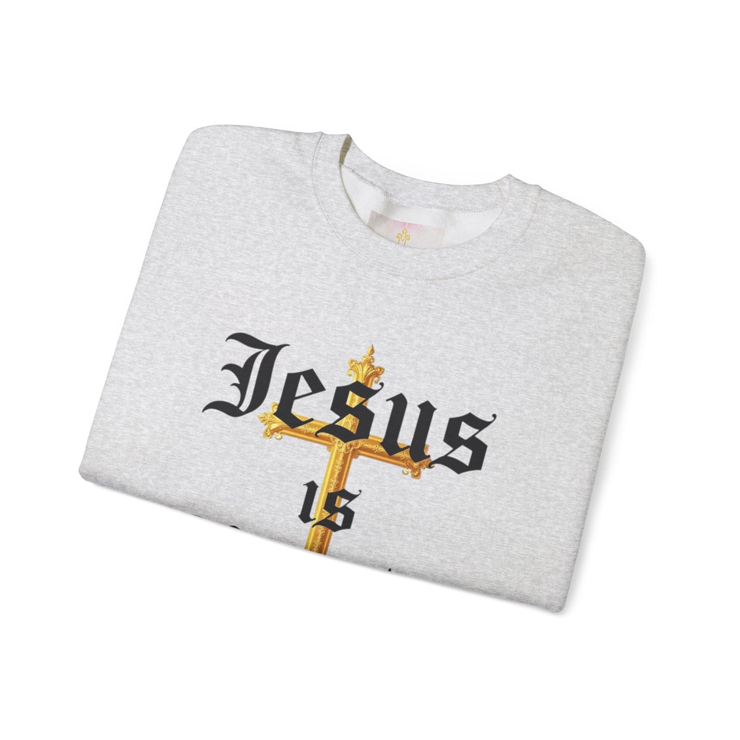Men’s “Jesus is Lord” Christian Sweatshirt – Bold Faith Statement Pullover