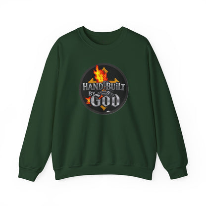 Hand Built by God - Men's Christian Sweatshirt