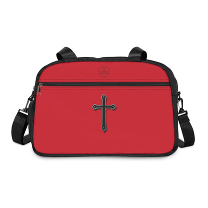 Divine Strength Fitness Bag in Red – Faith in Motion