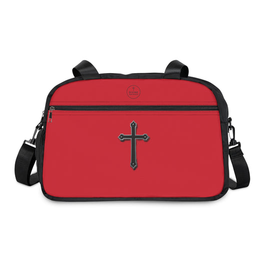 Divine Strength Fitness Bag in Red – Faith in Motion