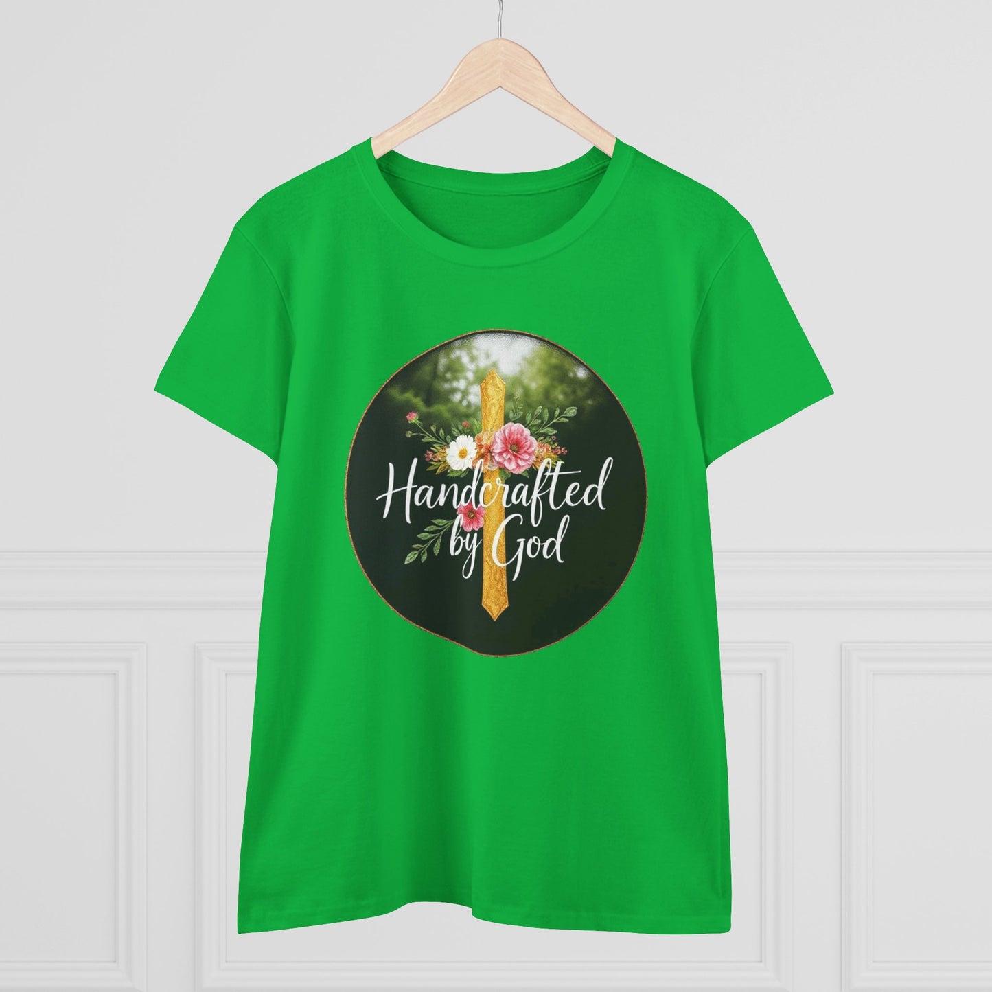 Handcrafted by God – Women’s Faith-Inspired Tee