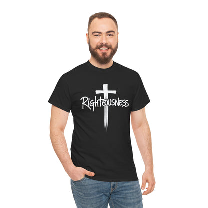 Righteousness - Christian Men's T-Shirt (Dark Colors)