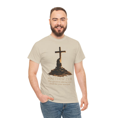 Humble Servant - Men's Christian T-Shirt (Front Design)