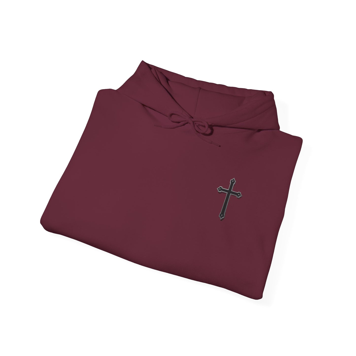 Warrior’s Black Cross Men’s Christian Hoodie