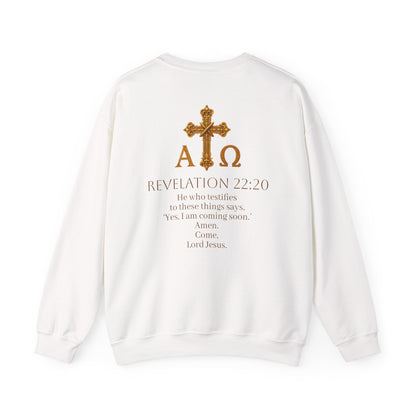 “Soon” Cross Women’s Sweatshirt – Wrapped in Hope