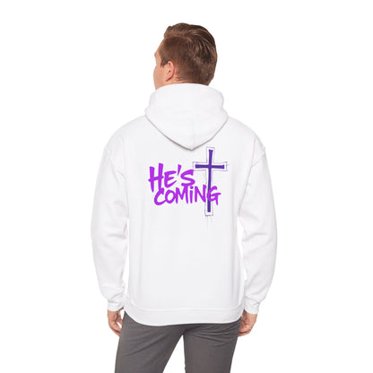 He’s Coming Men’s Christian Streetwear Hoodie