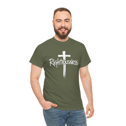 Righteousness - Christian Men's T-Shirt (Dark Colors)