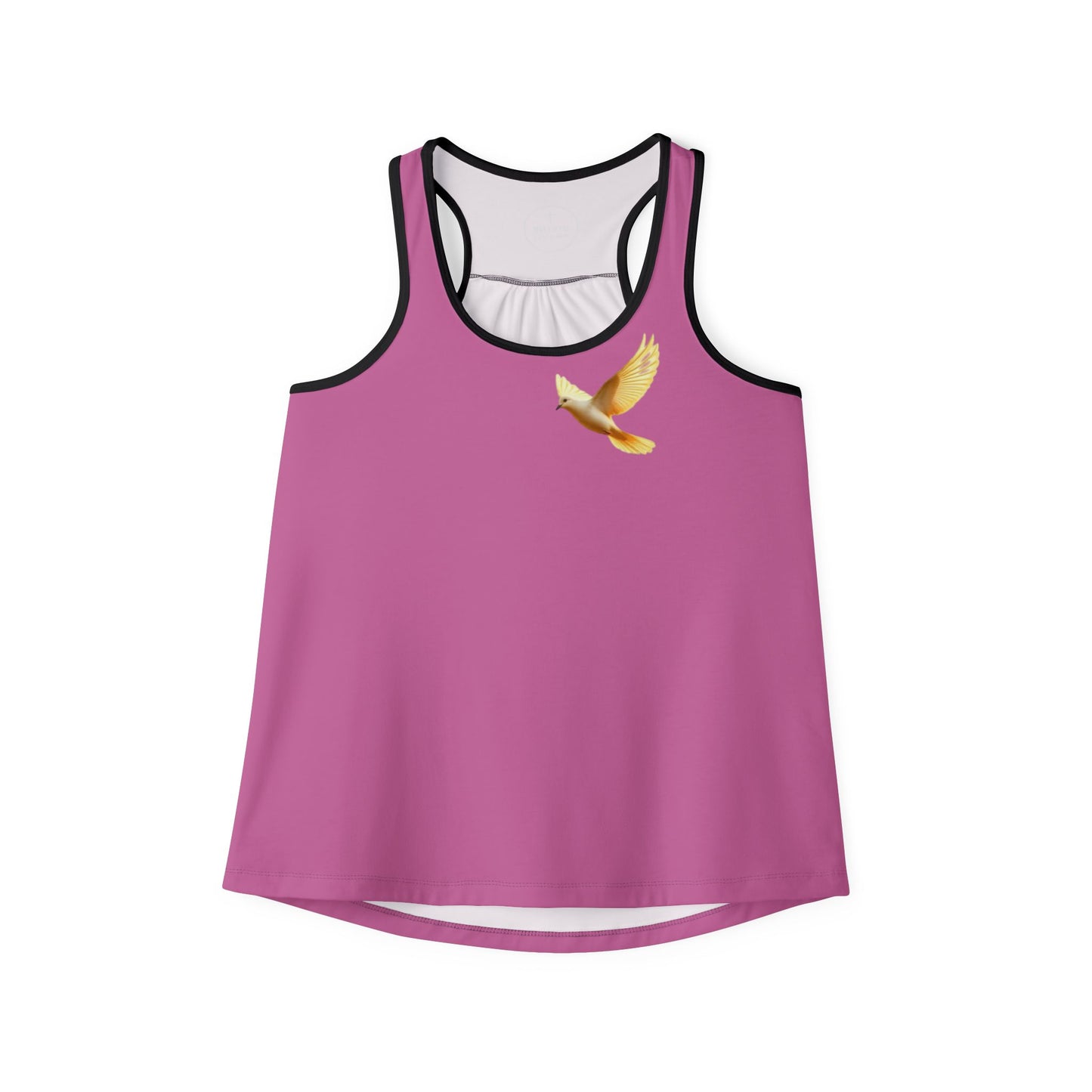 Golden Dove Women’s Christian Tank Top in Pink – Spirit of Peace and Power