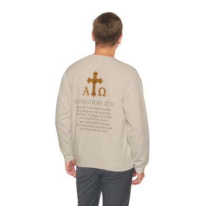 “Soon” Cross Men’s Christian Sweater – Living Testimony