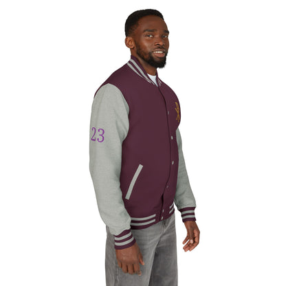 Victory in Christ Men’s Letterman Jacket – Sealed in Faith