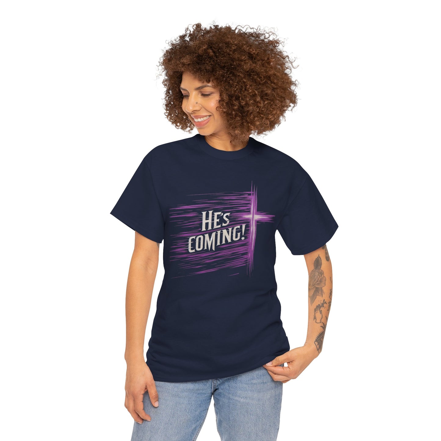 He’s Coming – Bold Christian Women’s Tee