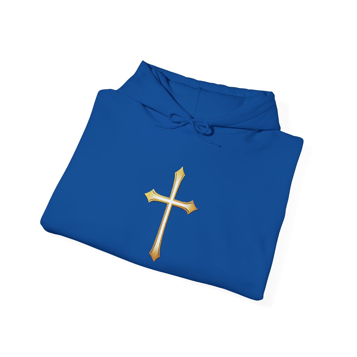 Gold Cross Men's Christian Hoodie