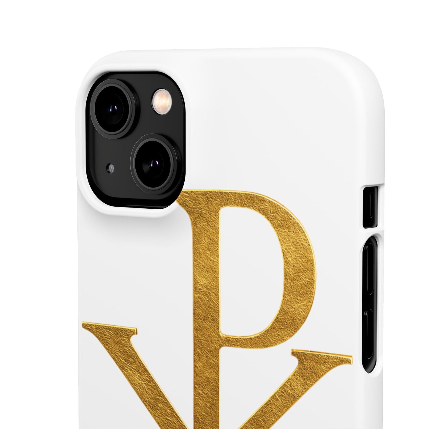White Chi Rho Snap Case for iPhone – The Way, Truth & Life