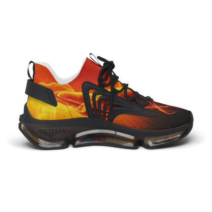 Refined in Fire – Men’s Flames Design Sneakers