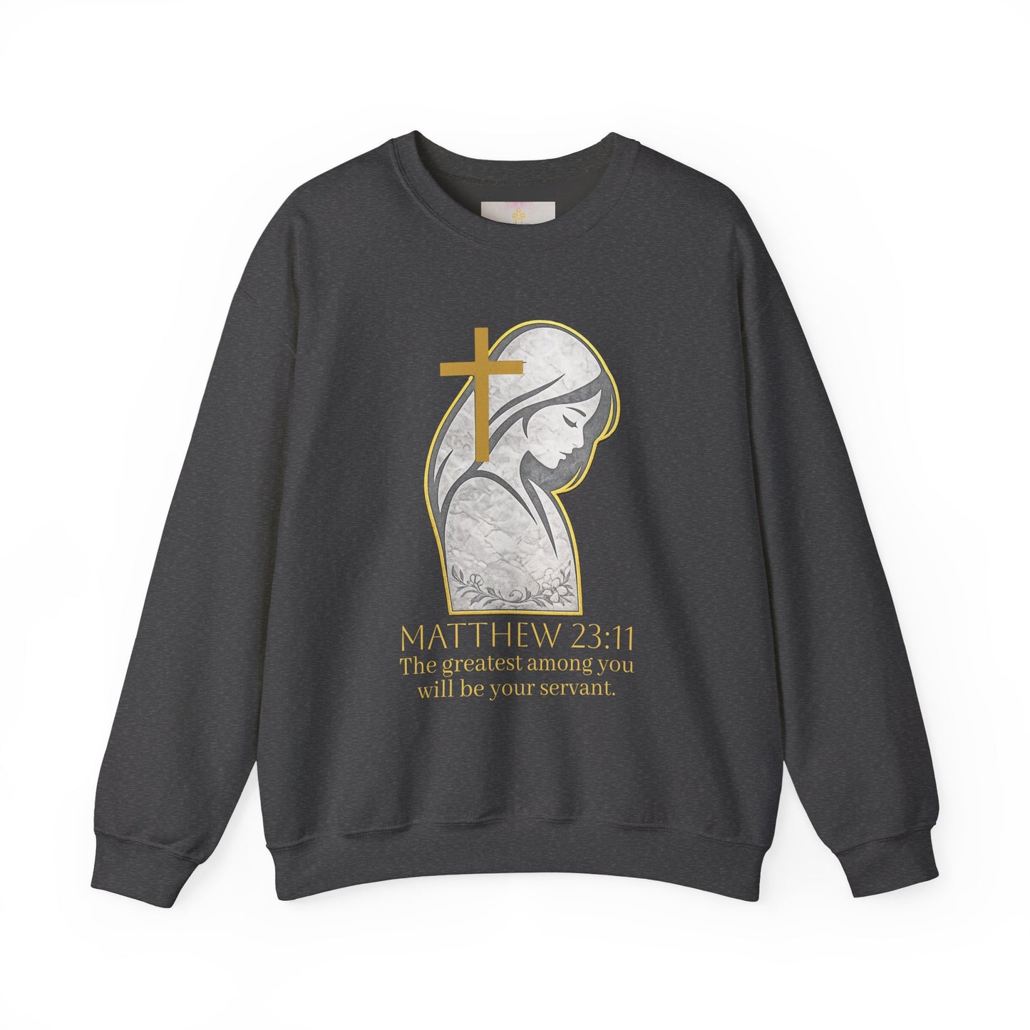 Humble Servant - Women's Christian Sweatshirt (Gold Lettering)
