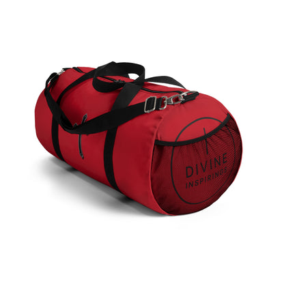 Divine Strength Duffle Bag in Red – Carry the Cross with Purpose