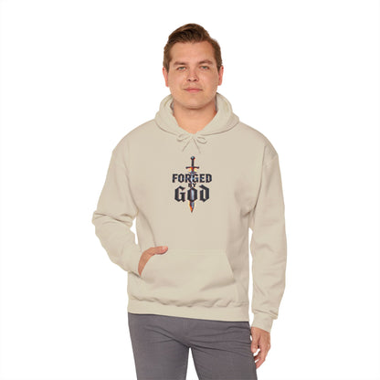Forged by God Men’s Christian Hoodie
