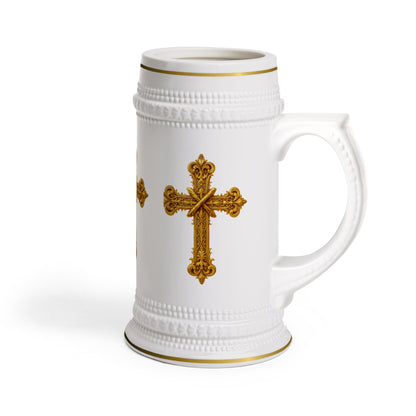 Elegant Ornate Golden Cross – Timeless Christian Symbol of Faith & Grace