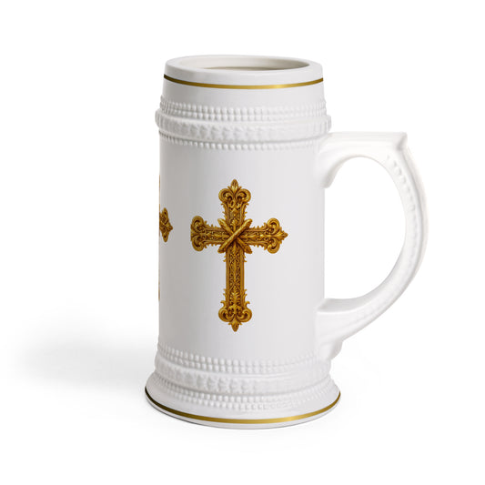 Elegant Ornate Golden Cross – Timeless Christian Symbol of Faith & Grace