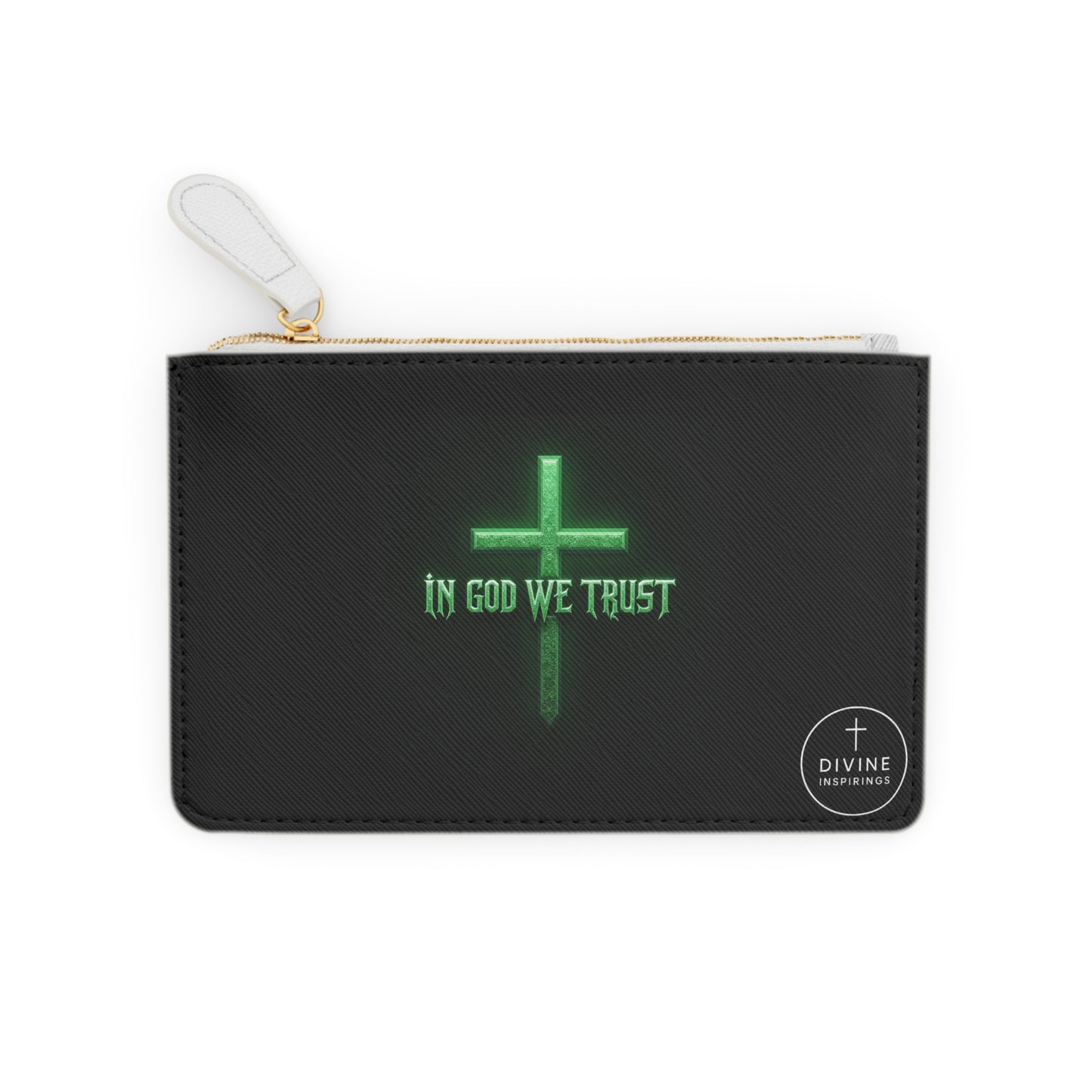 “Fortified Faith” | Women’s Mini Clutch – In God We Trust