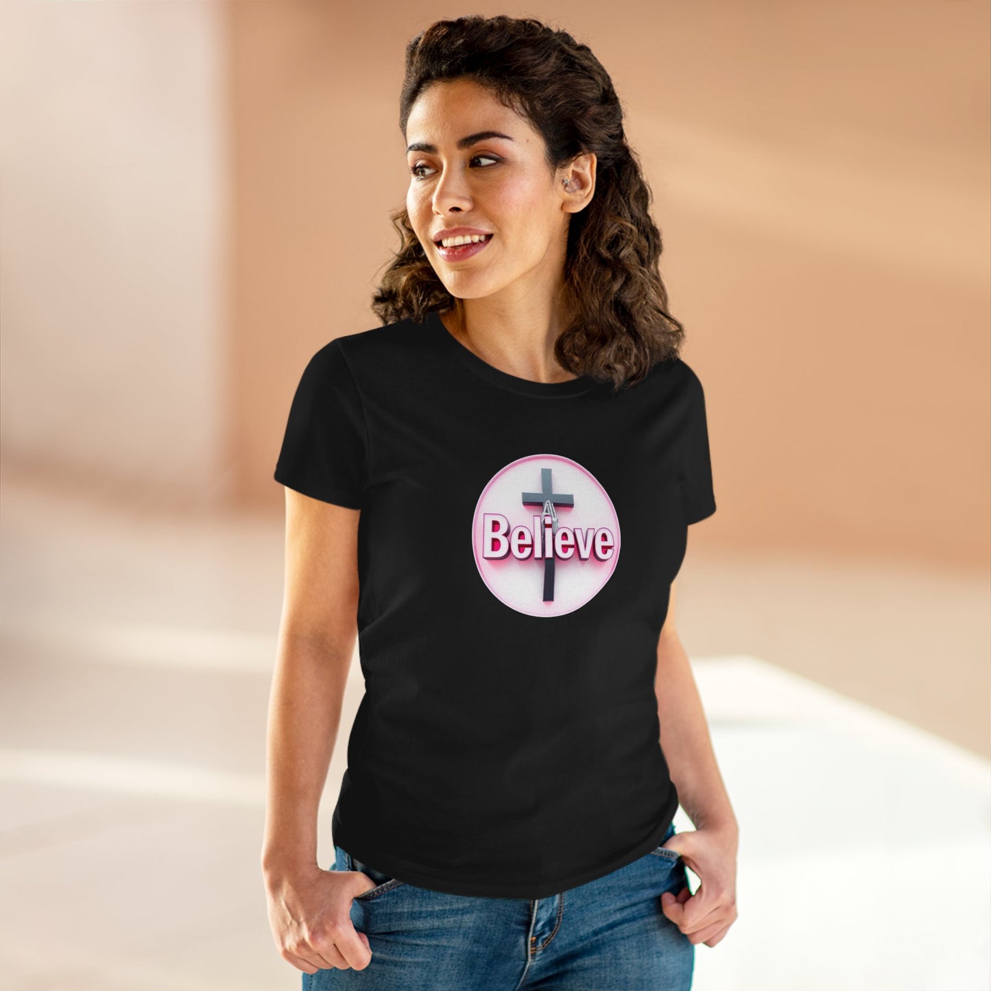Believe | Women’s Christian T-Shirt with John 11:40