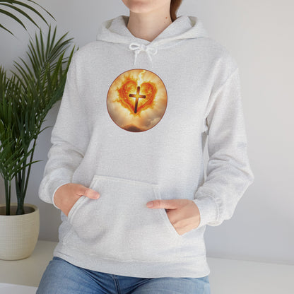 Women’s Sacred Heart Hoodie – Faith-Inspired Spiritual Pullover