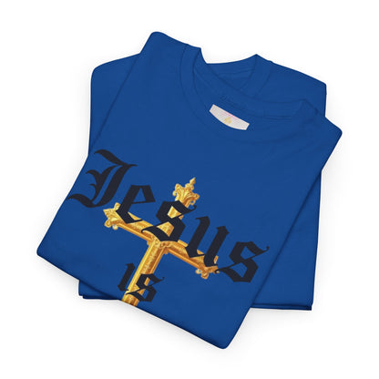 Jesus is Lord with Cross - Women's Christian T-Shirt