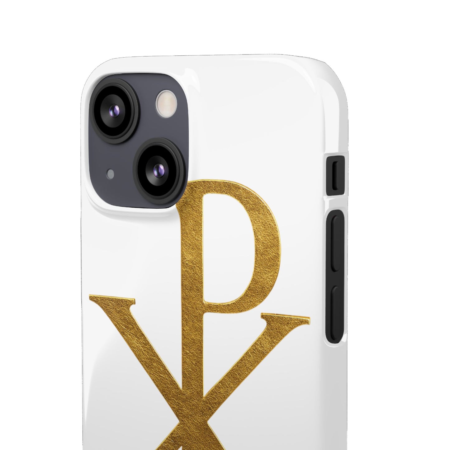 White Chi Rho Snap Case for iPhone – The Way, Truth & Life