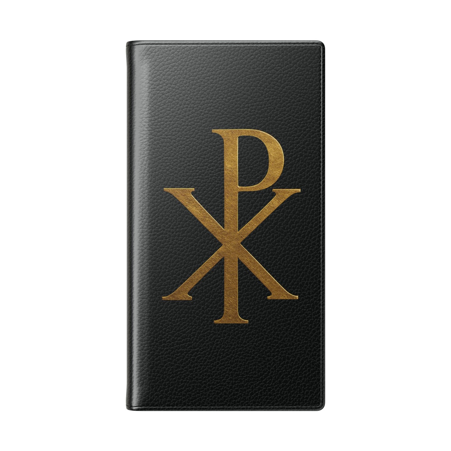 Black Chi Rho Symbol Wallet Case for Samsung– “I am the Way, the Truth, the Life”