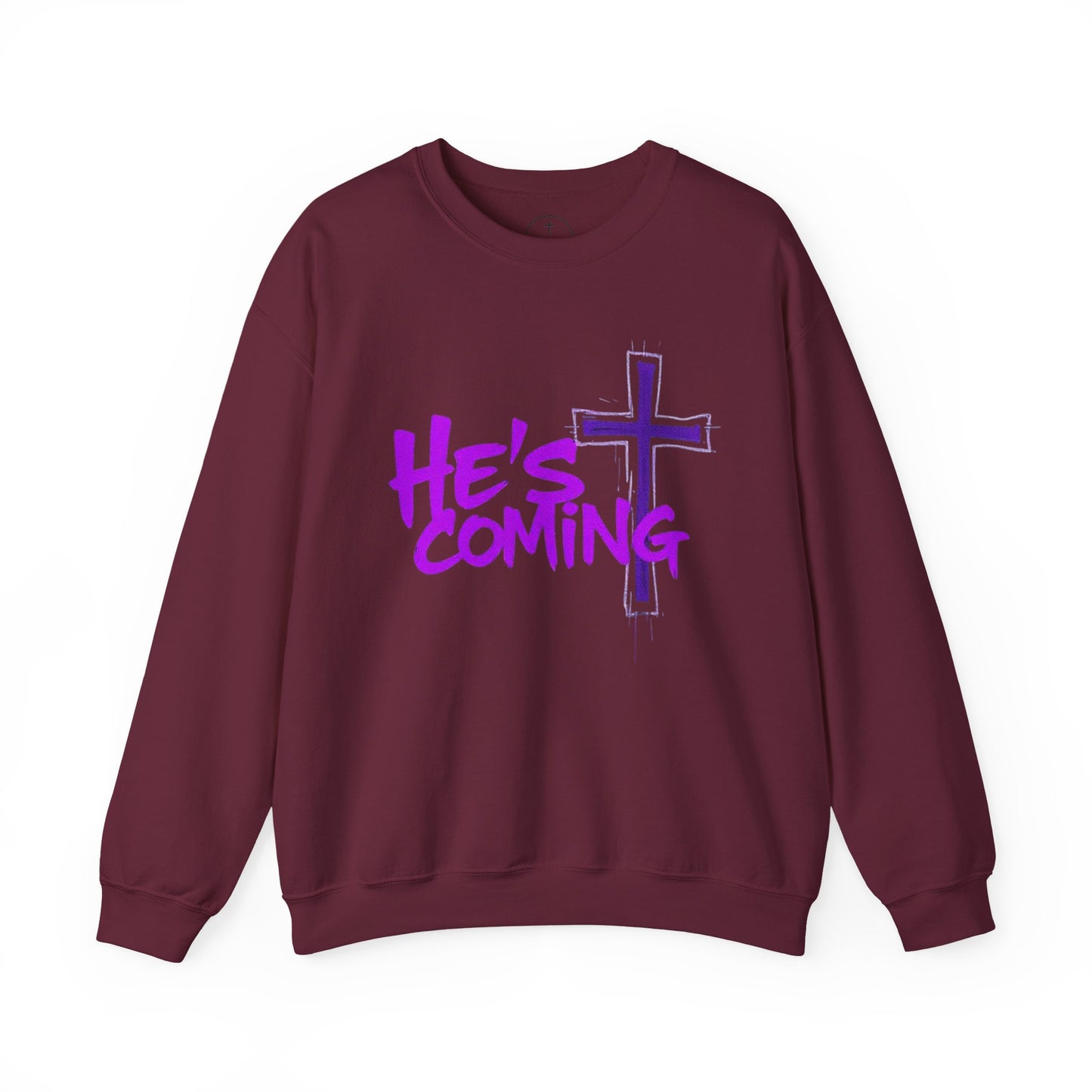 He’s Coming - Men’s Bold Christian Sweatshirt
