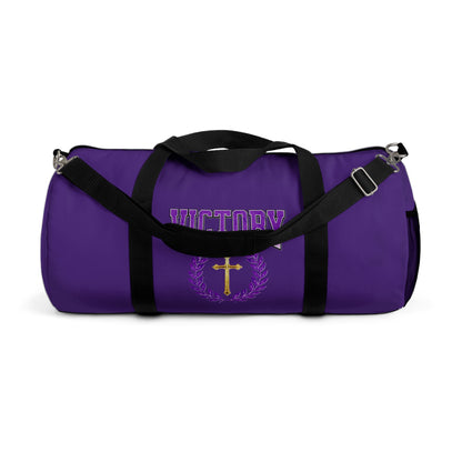 Victory in Every Step in Purple – Duffel Bag