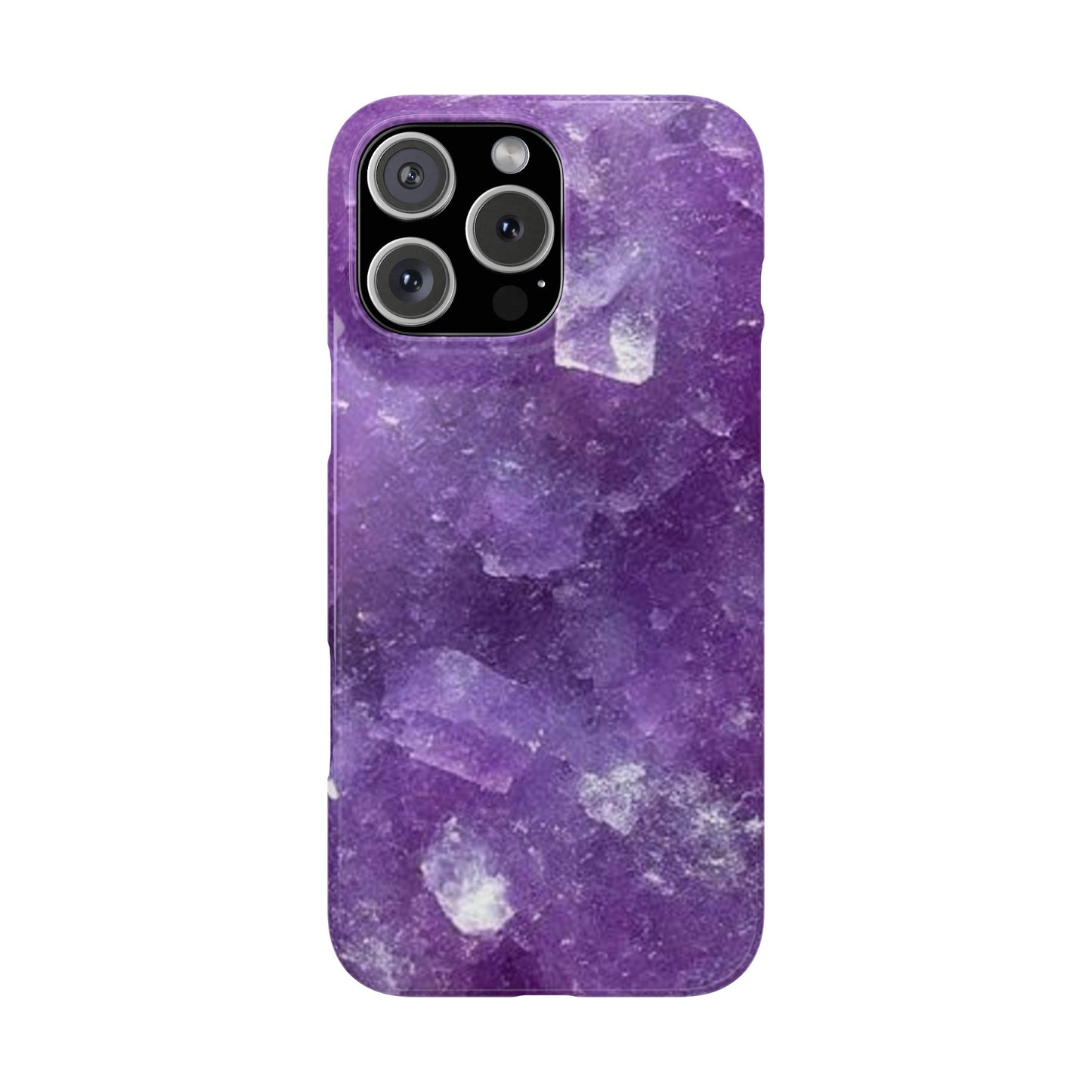 Amethyst Crystal Finish iPhone Snap Case
