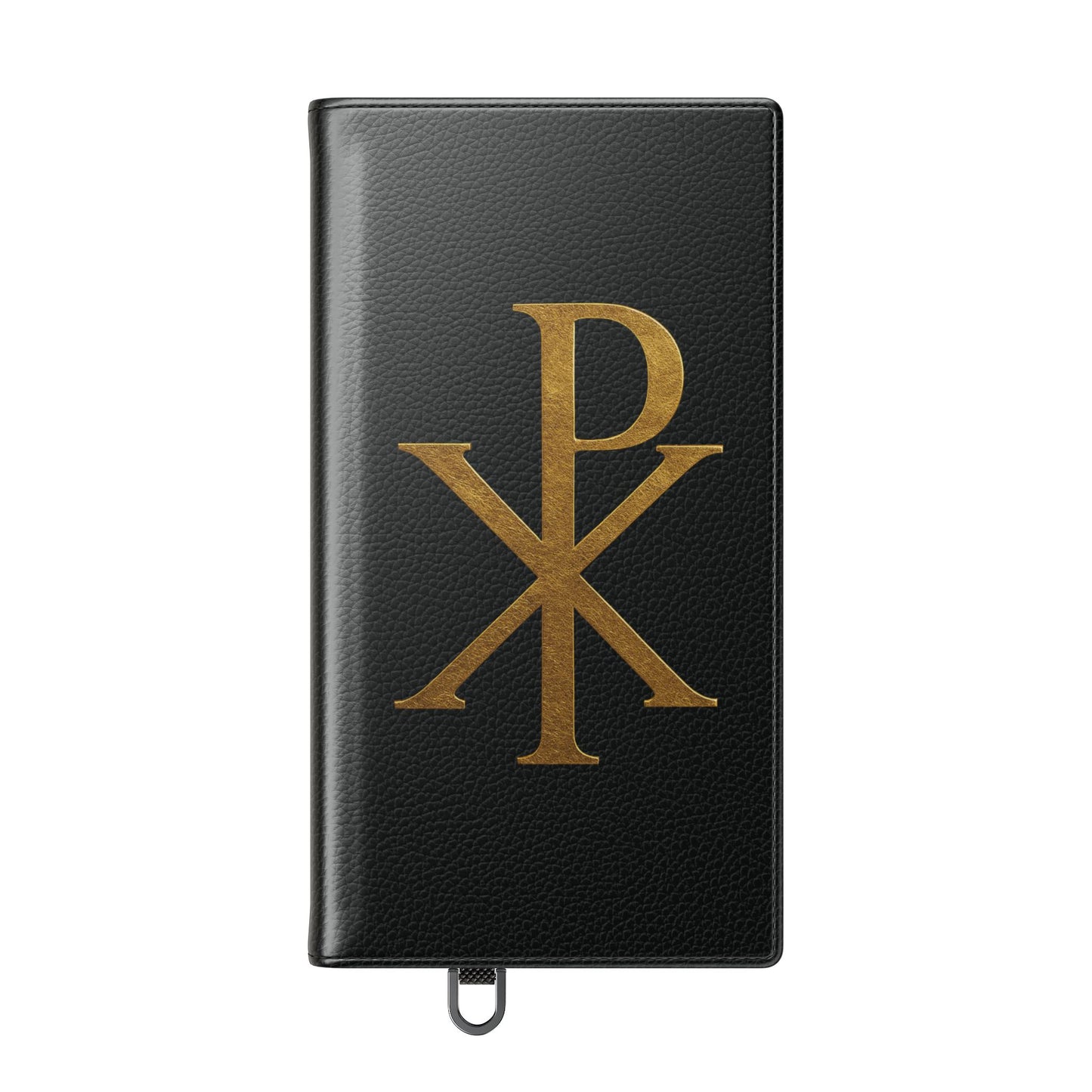 Black Chi Rho Symbol Wallet Case for Samsung– “I am the Way, the Truth, the Life”