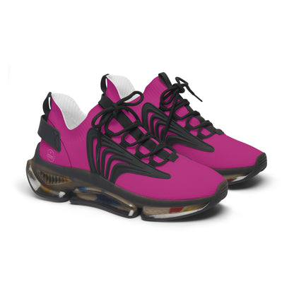 Women’s Bret “The Hitman” Hart Tribute Sneakers – Black & Pink Bold Edition