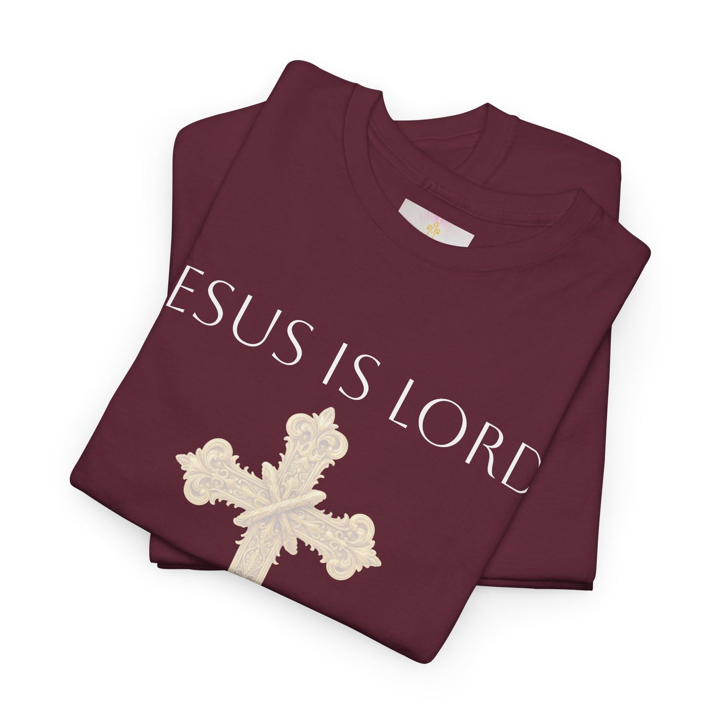 Jesus is Lord - Christian Women's Tee (White Lettering)