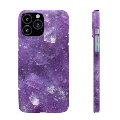 Amethyst Crystal Finish iPhone Snap Case