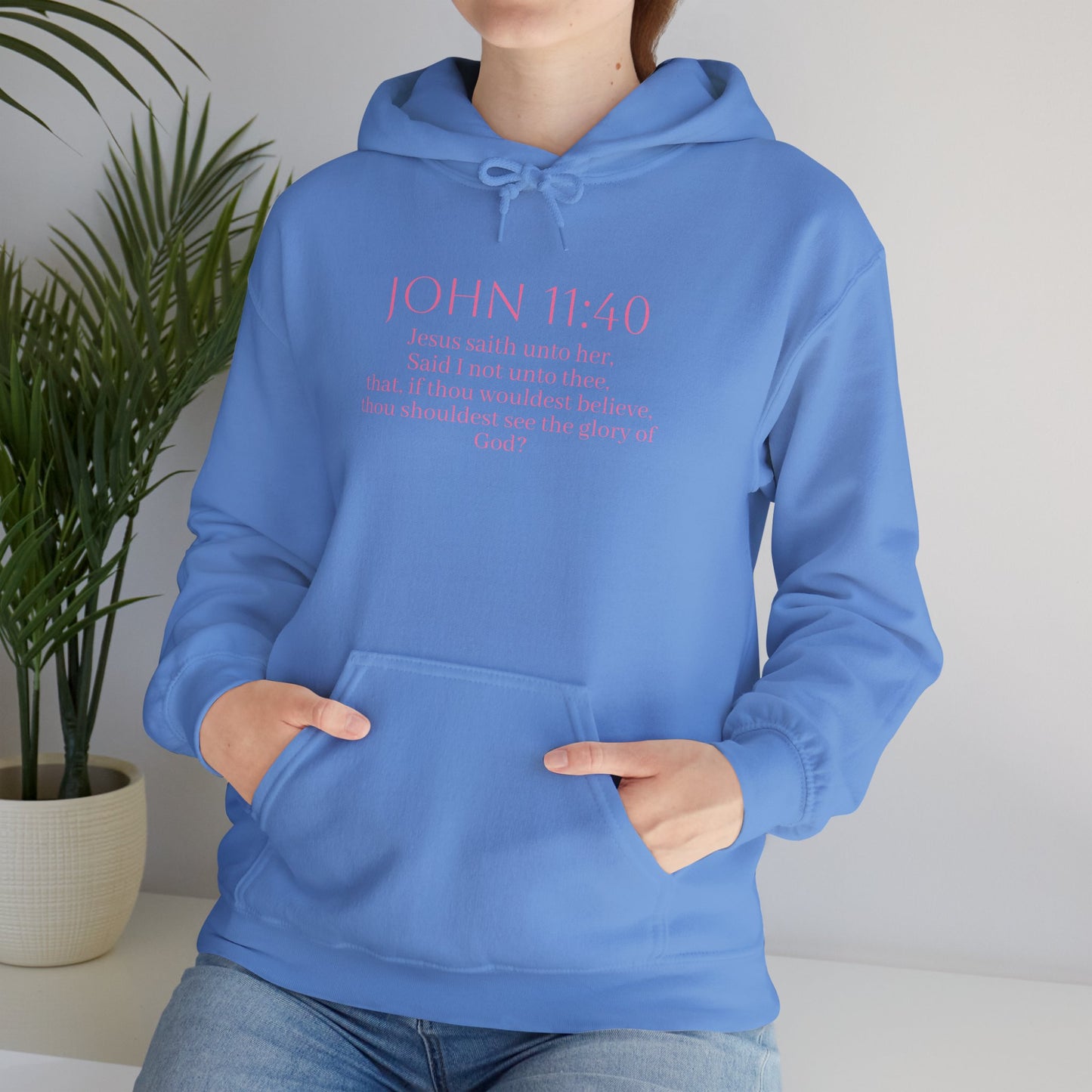 Believe | Women’s Christian Hoodie with John 11:40