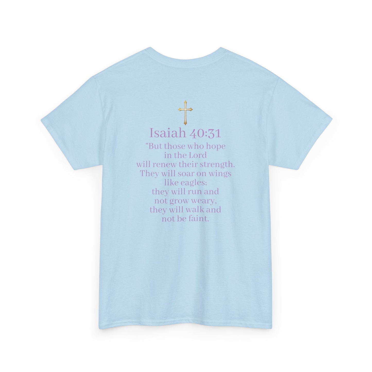 Men’s “Hope” Tee – Bold Scripture Design | Isaiah 40:31