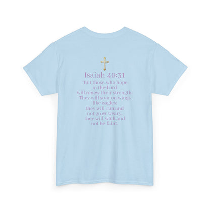 Men’s “Hope” Tee – Bold Scripture Design | Isaiah 40:31