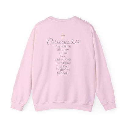 Put On Love Women’s Sweater – Wrapped in Grace