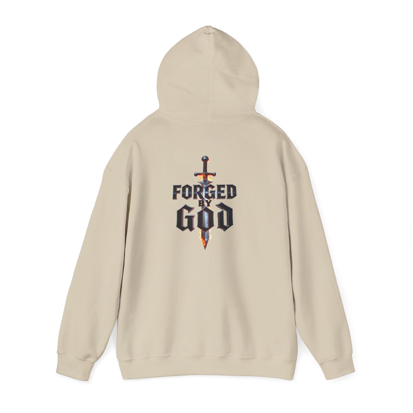 Forged by God Men’s Christian Hoodie