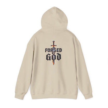 Forged by God Men’s Christian Hoodie