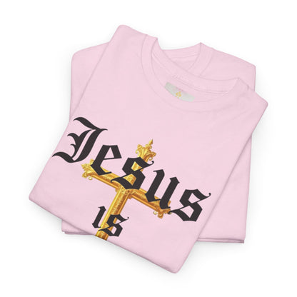 Jesus is Lord with Cross - Women's Christian T-Shirt